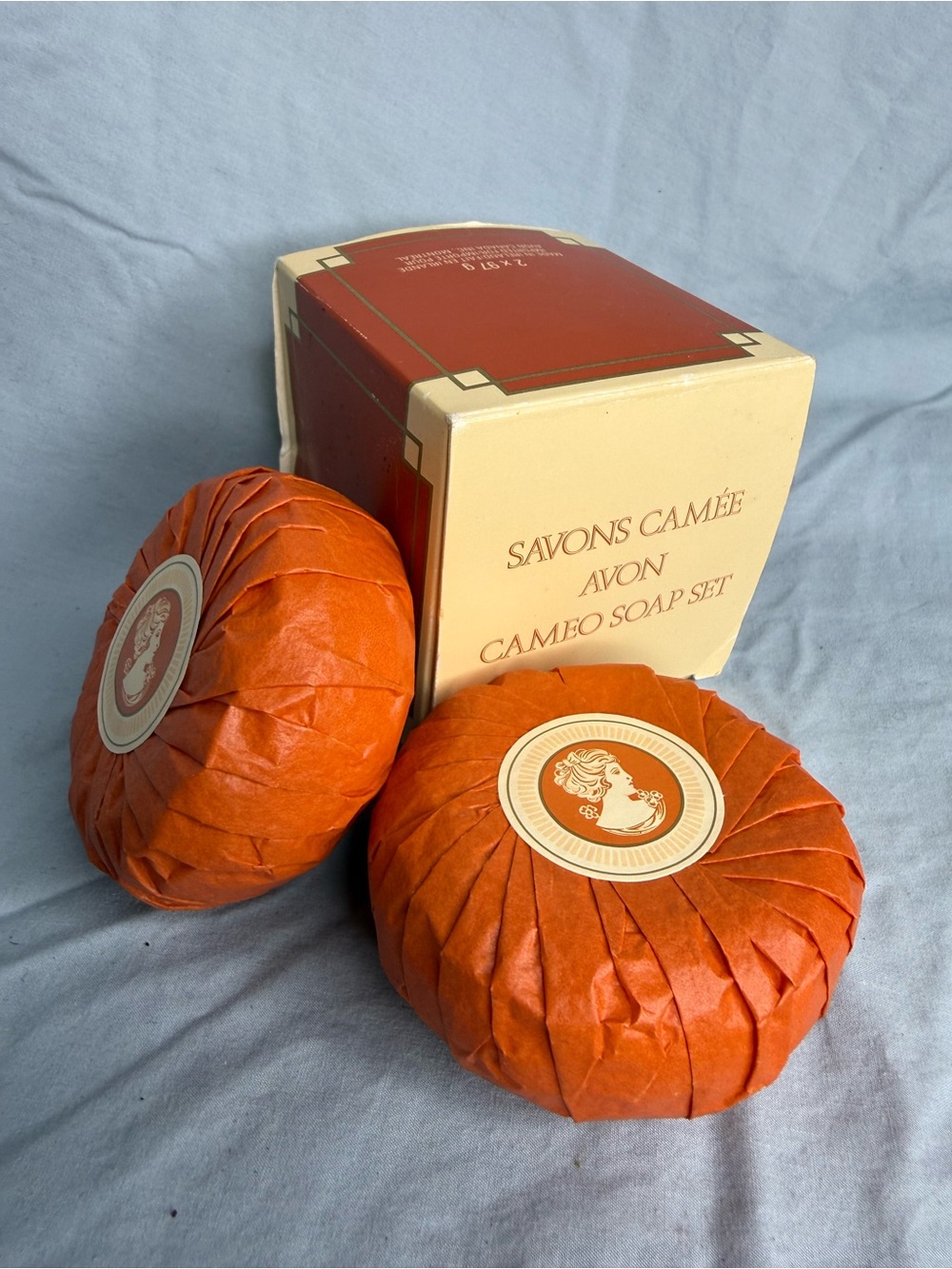 Brand New Avon Cameo Soap Set - Vintage